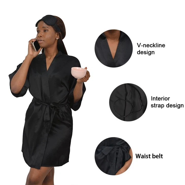 Women Silk Robe